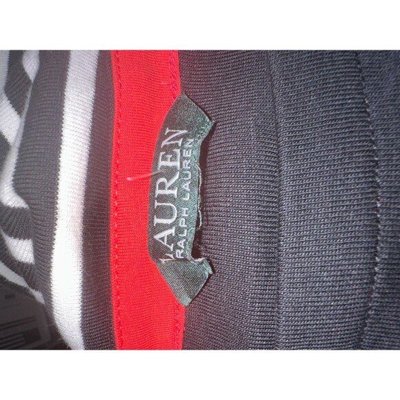 Lauren Ralph Lauren Cotton Shirt Dress Striped Nautical Short Sleeve Belted S - Picture 5 of 6